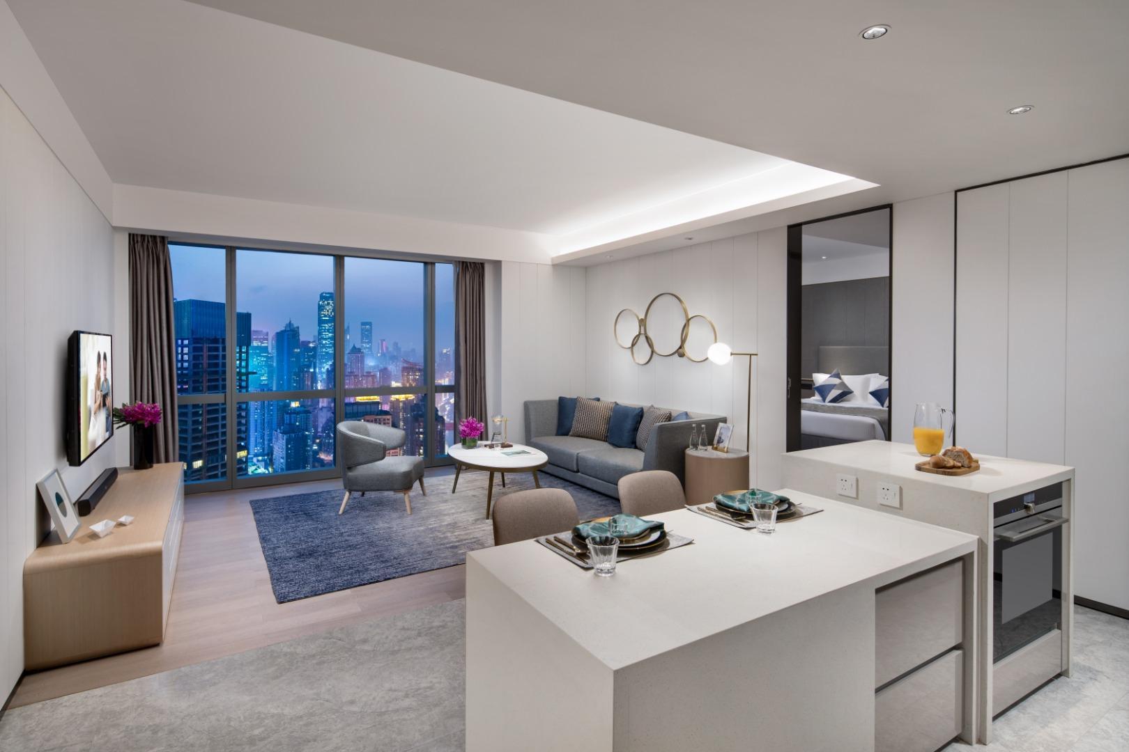 Ascott Raffles City Chongqing Exterior foto